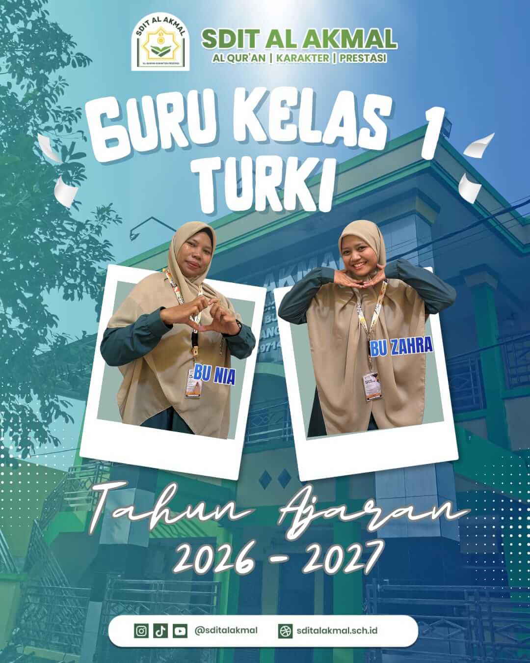 Guru Kelas 1 Turki SDIT Al Akmal Tahun Ajaran 2026/2027