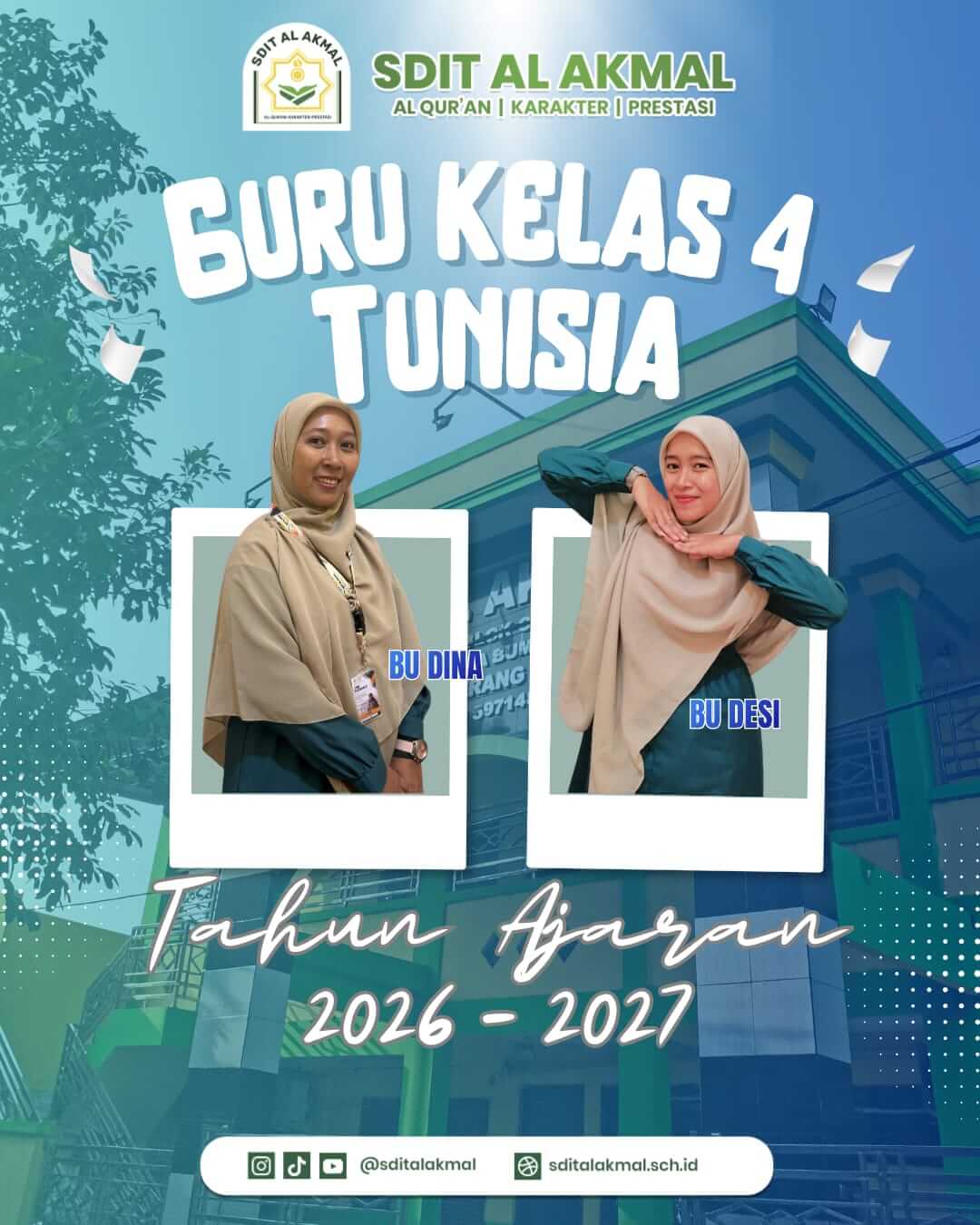 Guru Kelas 4 Tunisia SDIT Al Akmal Tahun Ajaran 2026/2027