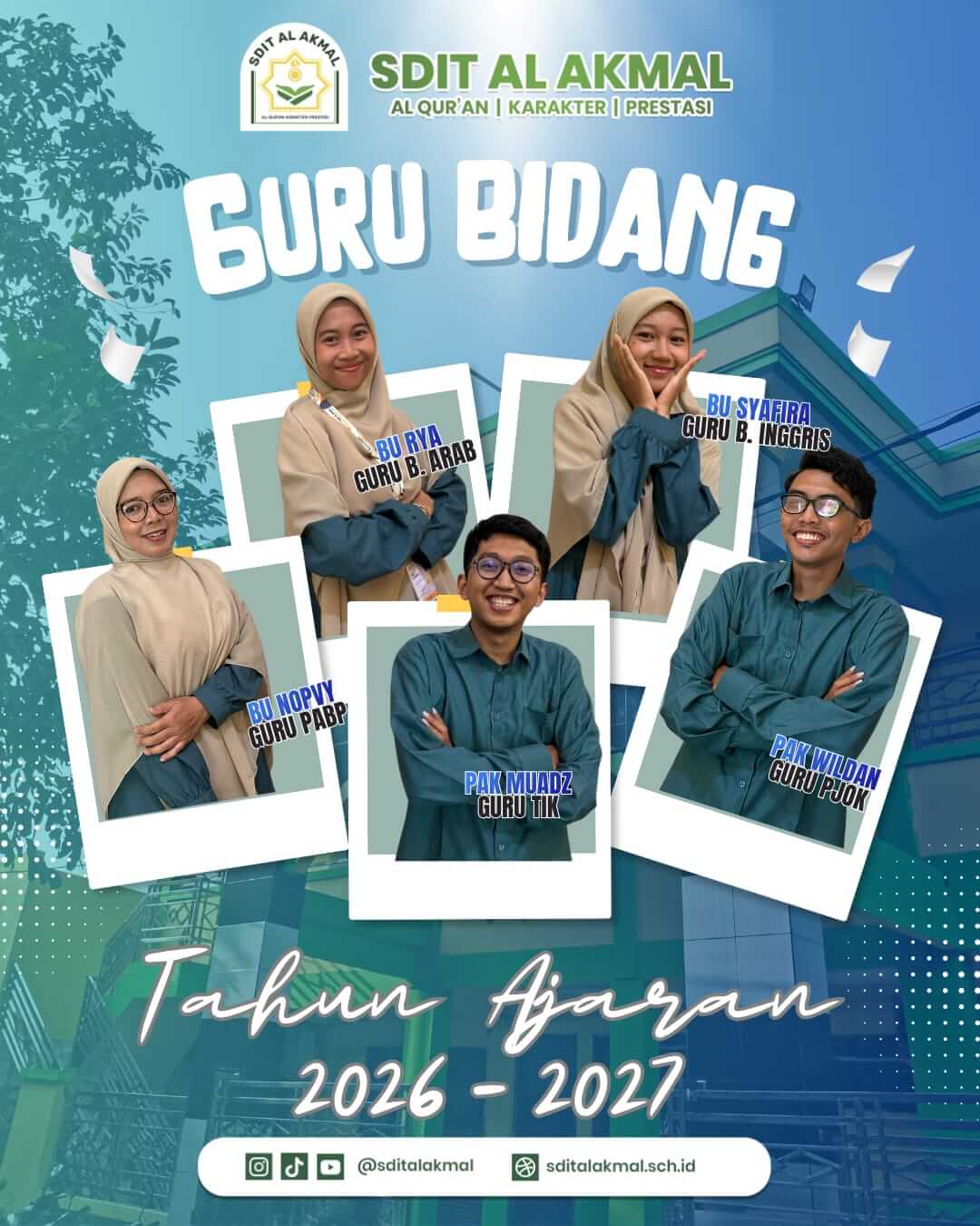 Guru Bidang SDIT Al Akmal Tahun Ajaran 2026/2027